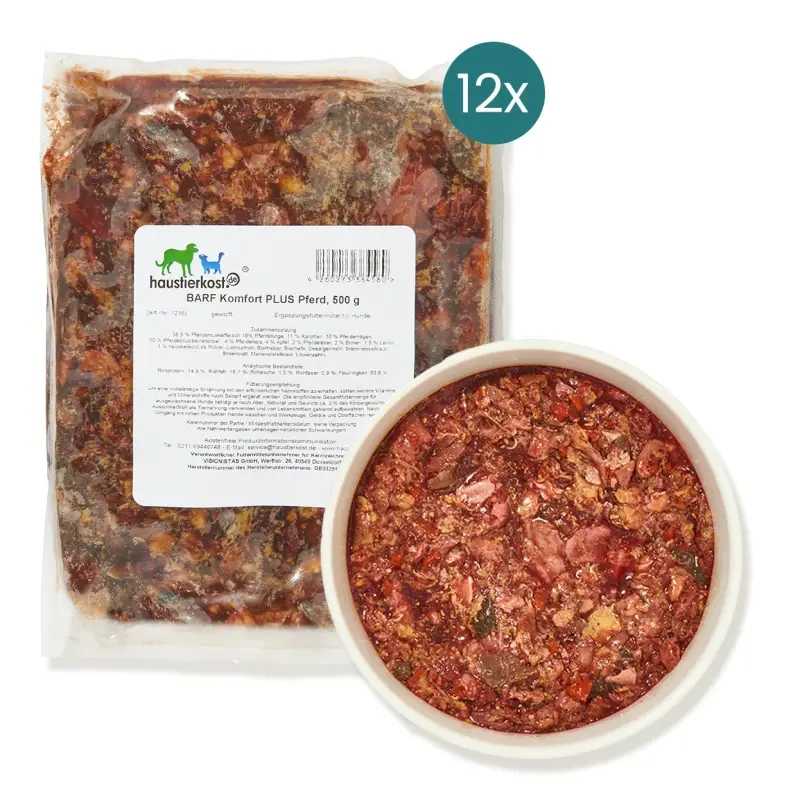 fressnapf haustierkost.de BARF Komfort PLUS Pferd Frostfutter 12 x 500 g