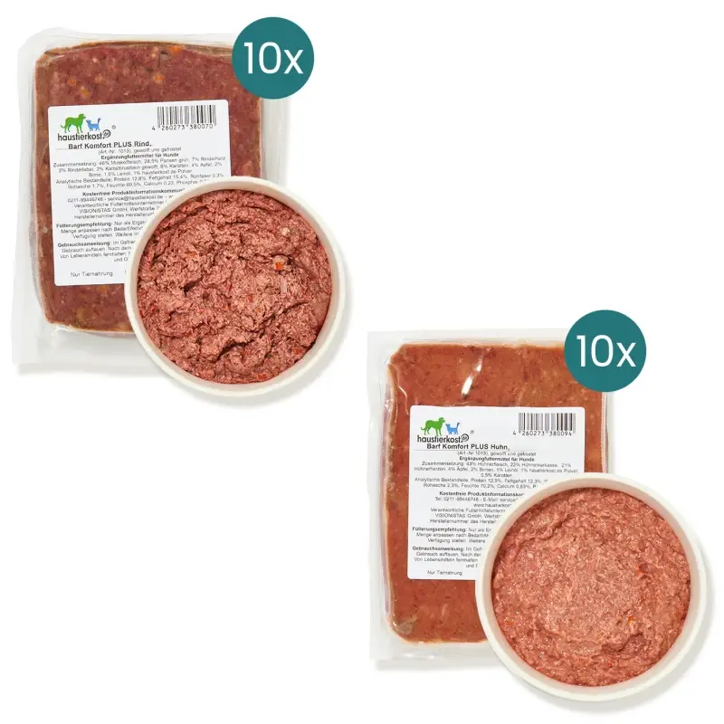 fressnapf haustierkost.de BARF Komfort PLUS Menü Frostfutter 20 kg