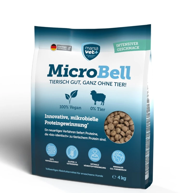 fressnapf Marsavet Veganes Hundefutter - Trockenfutter mit mikrobiellem Protein - MicroBell