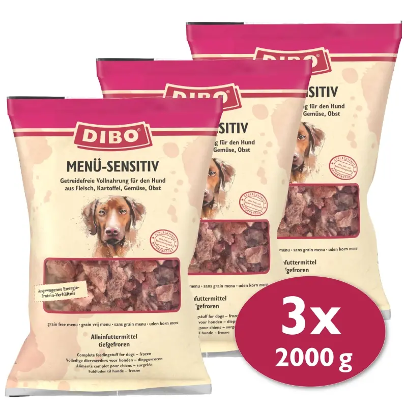 fressnapf DIBO Frostfutter Menü-Sensitiv 3x2 kg Top Angebot
