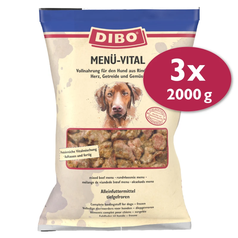 fressnapf DIBO Frostfutter Menü-Vital 3x2 kg