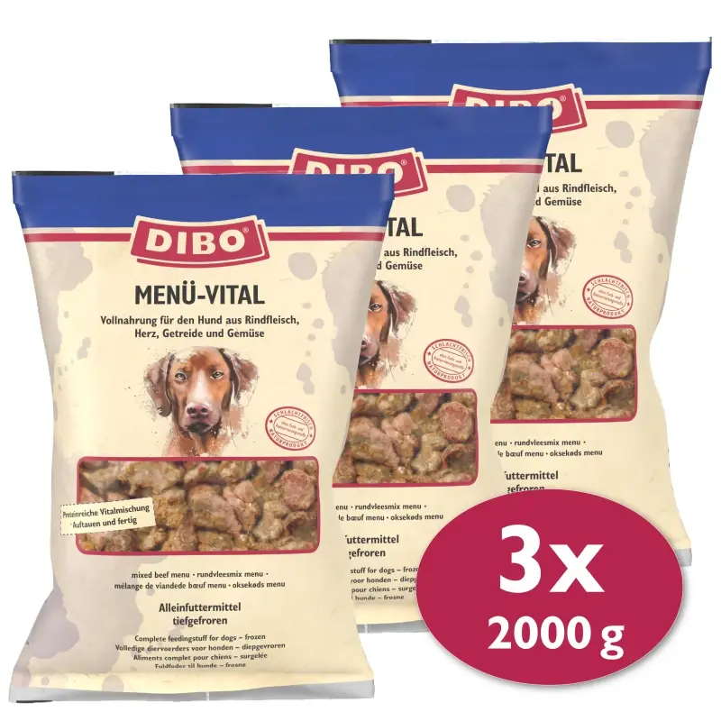 fressnapf DIBO Frostfutter Menü-Vital 3x2 kg Neueste Mode