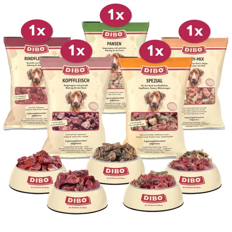 fressnapf DIBO Frostfutter Alles vom Rind Bundle