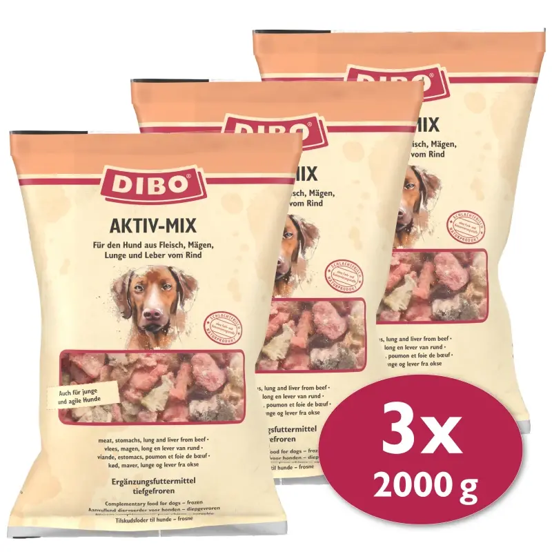 fressnapf DIBO Frostfutter Aktiv-Mix 3x2 kg Saisonale Angebote