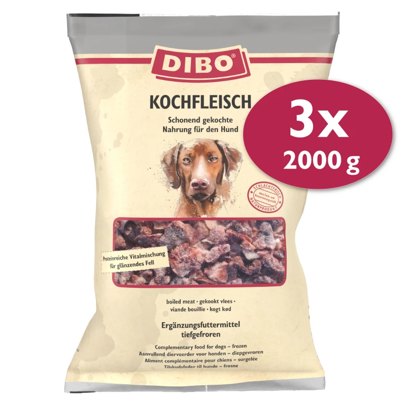 fressnapf DIBO Frostfutter Kochfleisch 3x2 kg