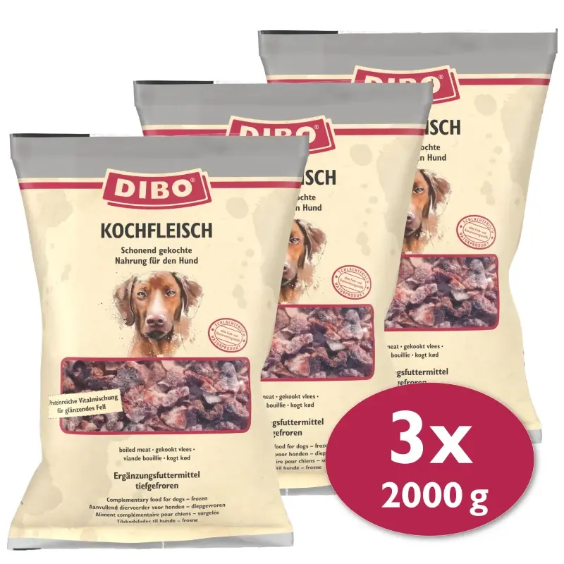 fressnapf DIBO Frostfutter Kochfleisch 3x2 kg Tiefpreis