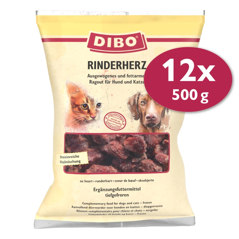 fressnapf DIBO Frostfutter Rinderherz 12x500 g