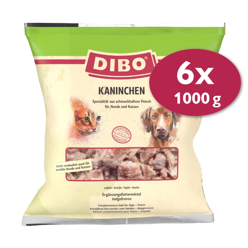 fressnapf DIBO Frostfutter Kaninchen 6x1 kg