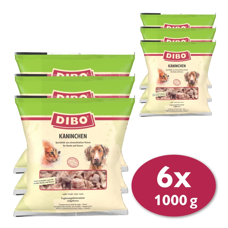 fressnapf DIBO Frostfutter Kaninchen 6x1 kg Letzte 3 Tage