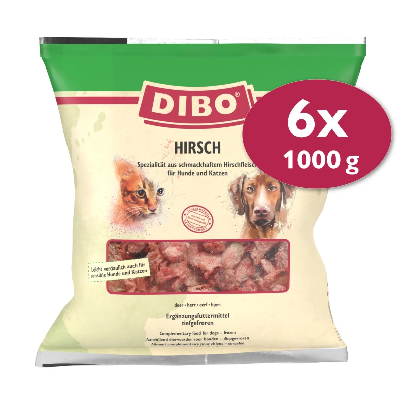 fressnapf DIBO Frostfutter Hirsch 6x1 kg