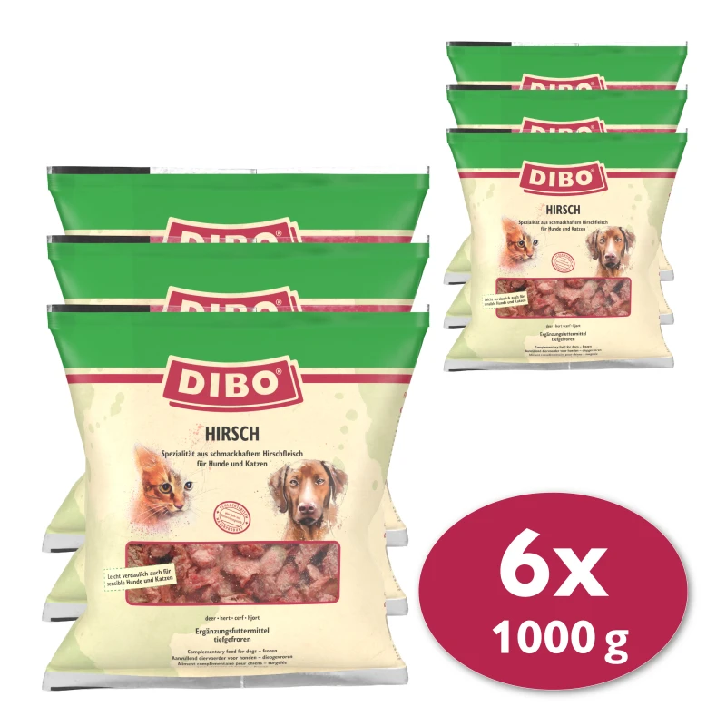 fressnapf DIBO Frostfutter Hirsch 6x1 kg JETZT KAUFEN