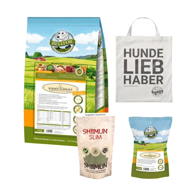 fressnapf Bellfor Diät-Futterset mit kaltgepresstem Trockenfutter für große Hunderassen 4 220 g