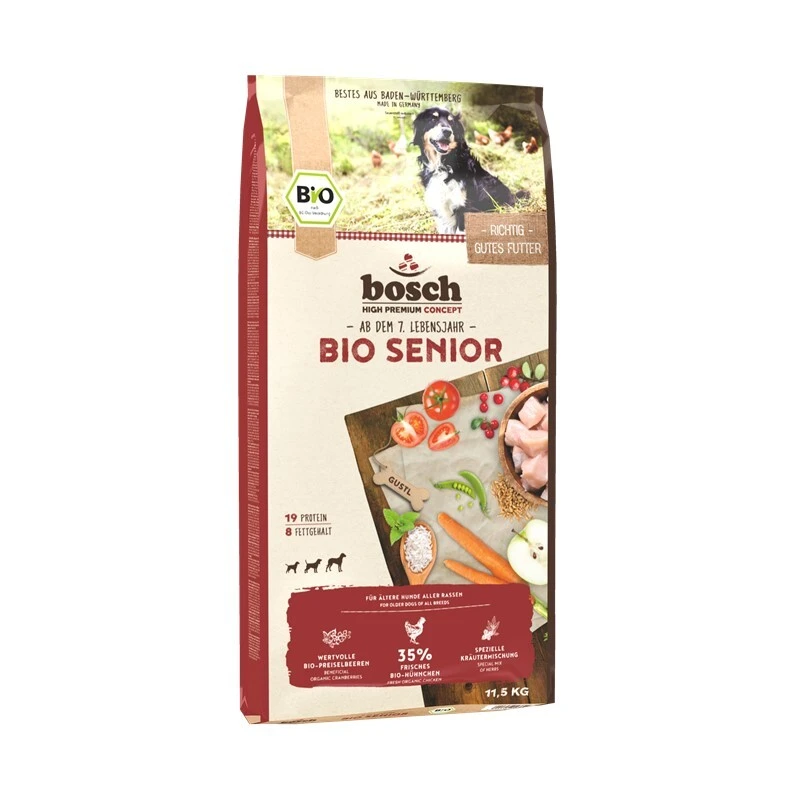 fressnapf bosch BIO Senior Hühnchen + Preiselbeere 11 5 kg