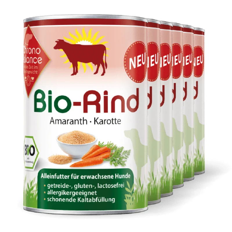 fressnapf ChronoBalance Alleinfutter Rind mit Amaranth und Karotte 2 4 kg