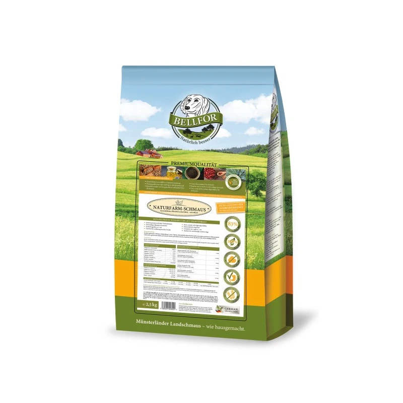 fressnapf Bellfor Trockenfutter mit Insekten - Naturfarm-Schmaus - 2 5 kg
