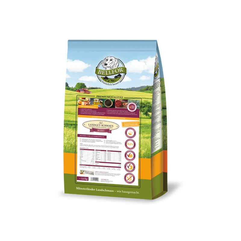 fressnapf Bellfor Trockenfutter Landgut-Schmaus Mini mit Insekten - 2 5 Kg Fabrikverkauf
