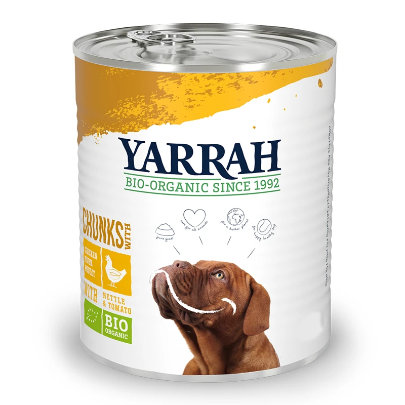 fressnapf Yarrah Bio Nassfutter Adult 12x405 g Huhn Fabrik Onlineshop