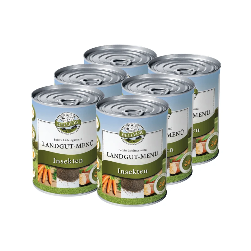 fressnapf Bellfor Hundefutter Nass mit Insekten - Landgut-Menü - 6x800g Günstig kaufen