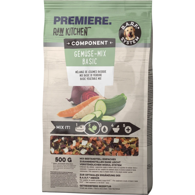 fressnapf PREMIERE RAW KITCHEN Gemüse-Mix Basic 500g