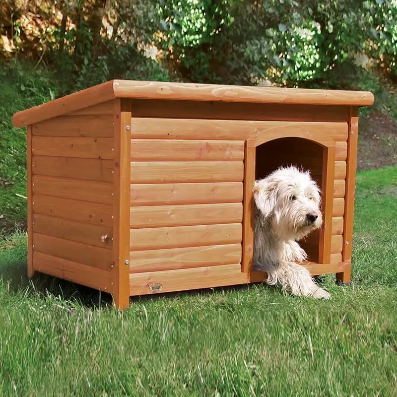 fressnapf Trixie Hundehütte Natura mit Flachdach S
