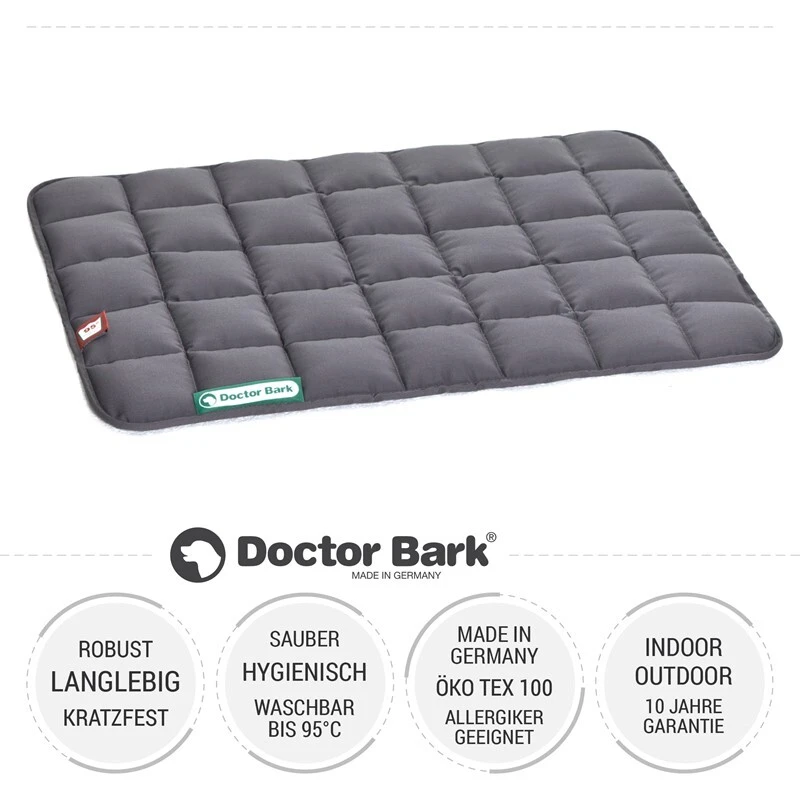 fressnapf Doctor Bark Liegedecke grau M Auslauf