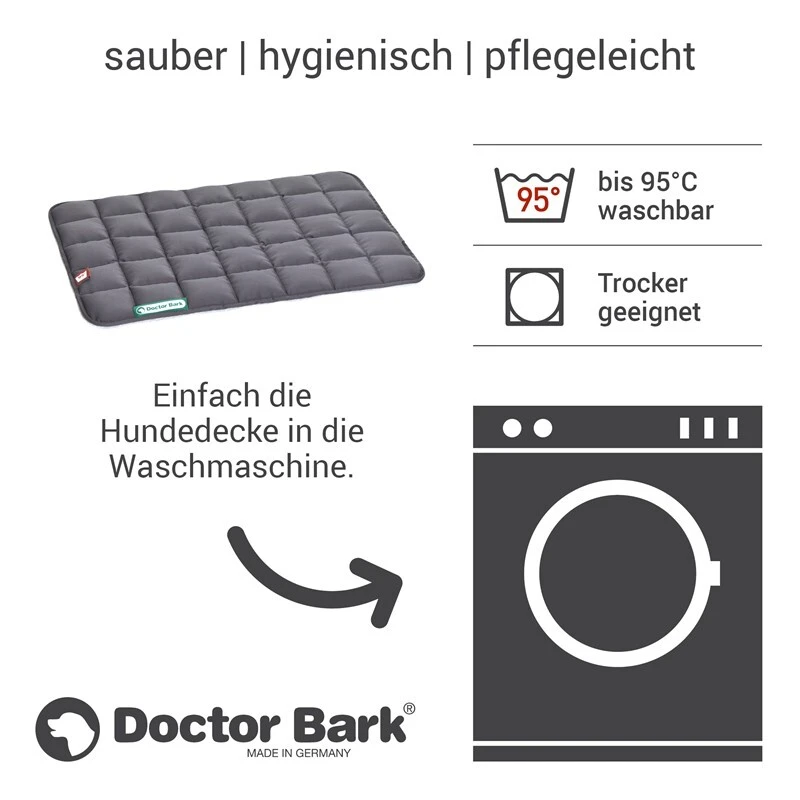 fressnapf Doctor Bark Liegedecke grau M Auslauf
