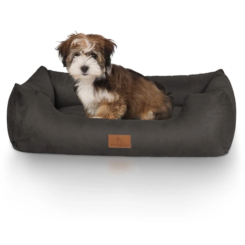 fressnapf Knuffelwuff Hundebett Dreamline aus Velours schwarz M-L Flash Sale
