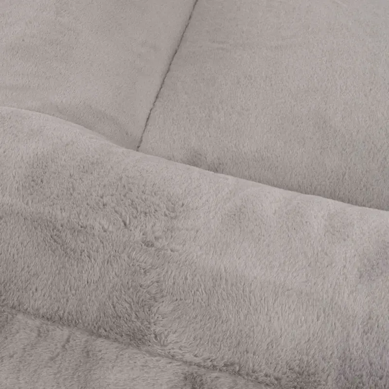 fressnapf Knuffelwuff orthopädisches Hundebett mit kuschelig weichem Kaninchen Fellimitat Midland beige/ grau M-L Exklusivangebot
