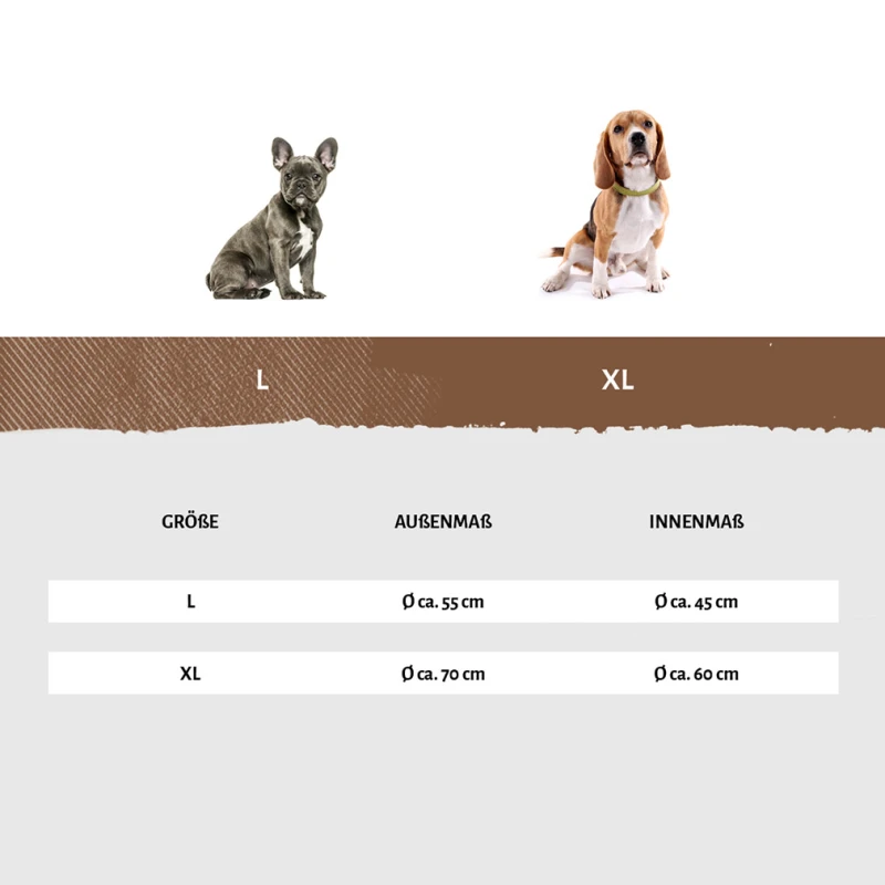 fressnapf Knuffelwuff Hundehöhle Pumbaa aus Velours braun L Lagerräumung