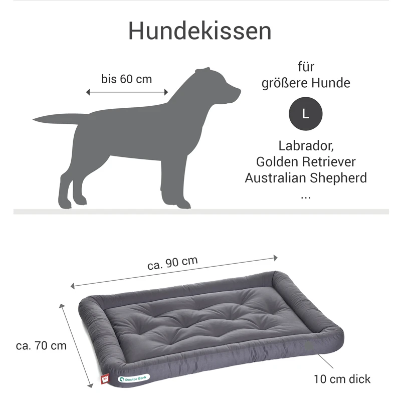 fressnapf Doctor Bark Liegekissen grau L Tägliche Deals