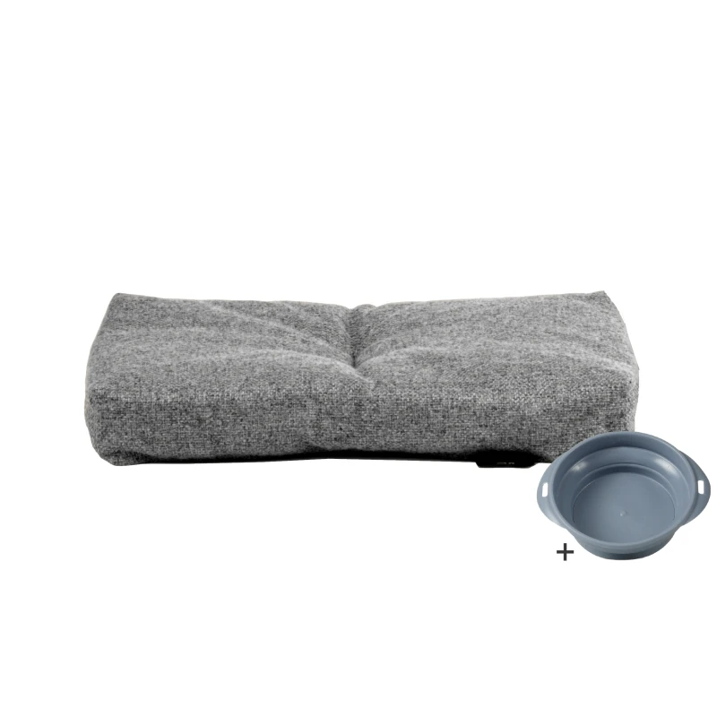 fressnapf Rohrschneider ® Hundebett mit Anti-Rutsch-Boden strapazierfähiges Kissen für Hunde und Katzen B47 x T30 x H7 cm inkl. Gratis-Wassernapf