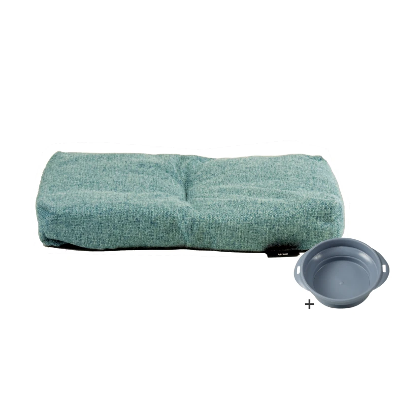 fressnapf Rohrschneider ® Hundebett mit Anti-Rutsch-Boden strapazierfähiges Kissen für Hunde und Katzen B47 x T30 x H7 cm inkl. Gratis-Wassernapf