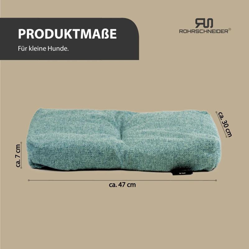 fressnapf Rohrschneider ® Hundebett mit Anti-Rutsch-Boden strapazierfähiges Kissen für Hunde und Katzen B47 x T30 x H7 cm inkl. Gratis-Wassernapf Super Rabatt