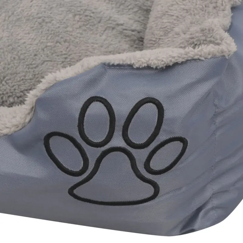 fressnapf VidaXL Hundebett mit gepolstertem Kissen Grau 48 cm 48 cm 18 cm Kostenloser Versand international