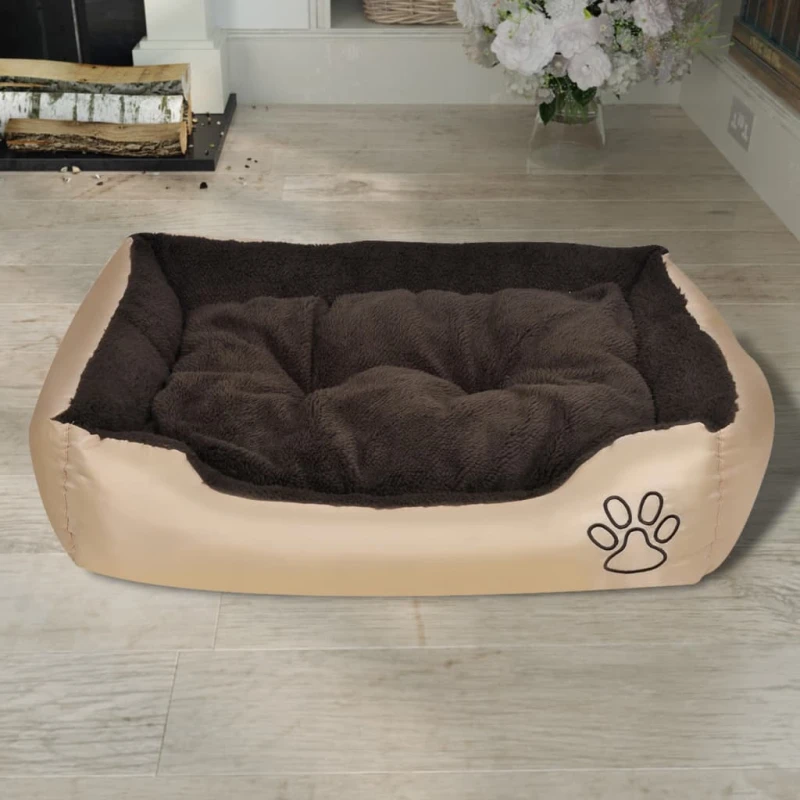 fressnapf VidaXL Hundebett beige und dunkelbraun 48 cm 48 cm 18 cm Begrenzt auf 3 Tage