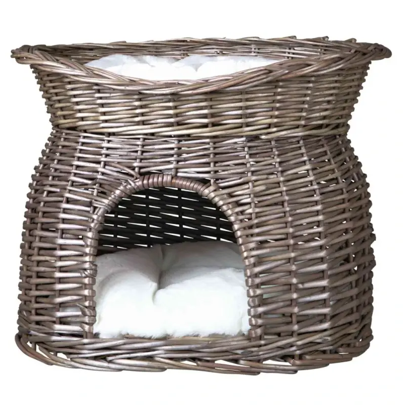 fressnapf Trixie Korbhöhle mit Liegedach grau 37 cm 43 cm 37 cm Vatertagsangebot