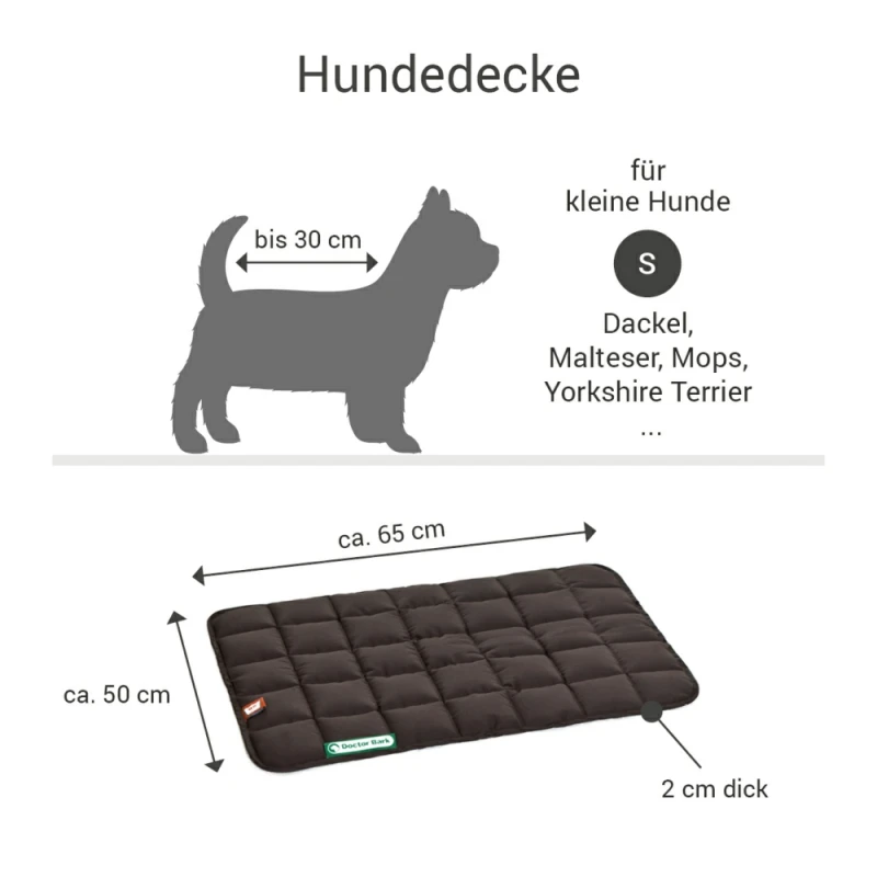 fressnapf Doctor Bark Hundedecke braun S Saisonale Angebote