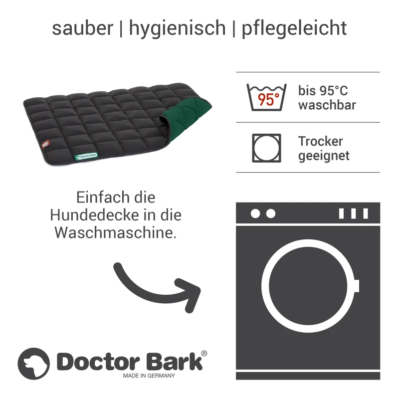 fressnapf Doctor Bark Wendedecke grau/ grün M Kauf eins, bekomm eins gratis