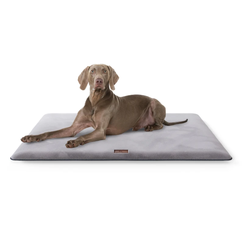fressnapf Knuffelwuff Kuschelige Hundematte Sunport aus weichem Kaninchen Fellimitat grau M-L