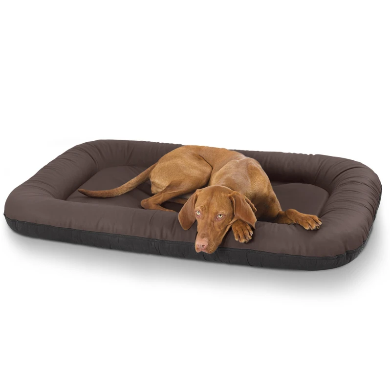 fressnapf Knuffelwuff Kunstleder Hundebett Jerry braun XL
