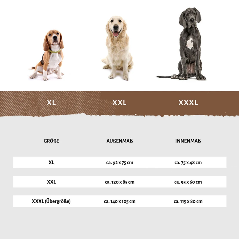 fressnapf Knuffelwuff Kunstleder Hundebett Jerry braun XL Bis zu 55% Rabatt