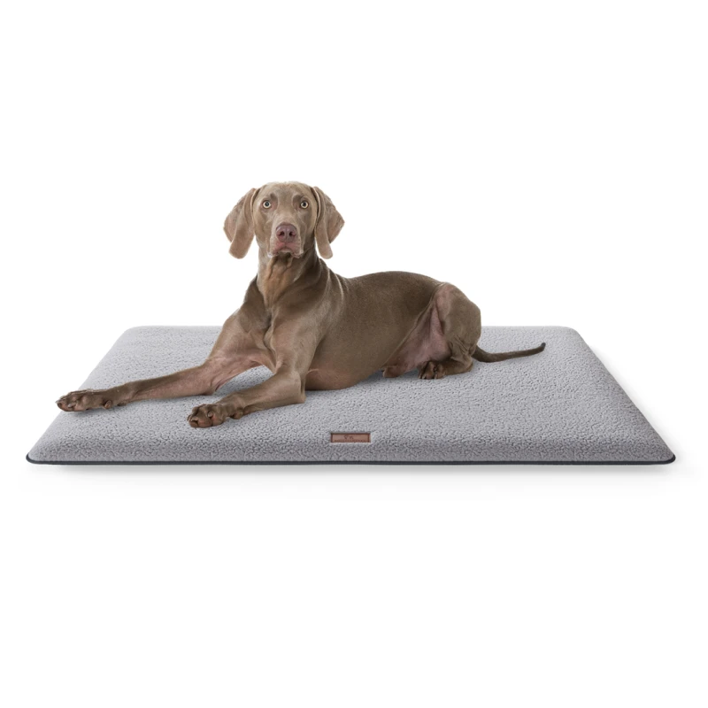 fressnapf Knuffelwuff kuschelige Hundematte Calliope aus Teddy Material grau M-L