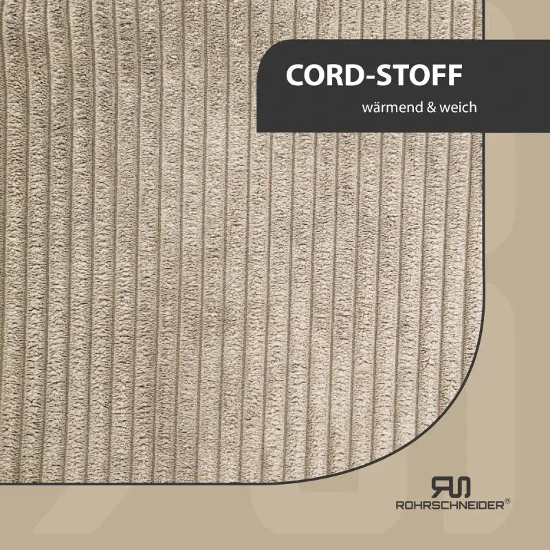 fressnapf Rohrschneider ® XXL Eck-Hundebett für große Hunde aus Cord M Fabrik Onlineshop