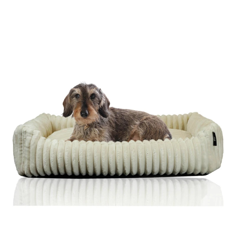 fressnapf Rohrschneider ® Kuschelsofa breiter Cordstoff Deluxe beige