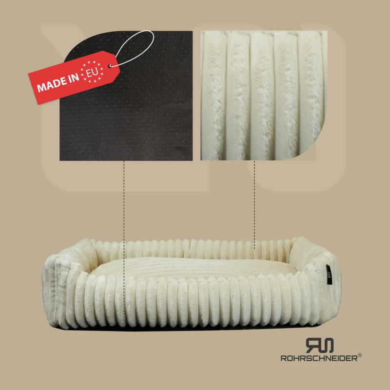 fressnapf Rohrschneider ® Kuschelsofa breiter Cordstoff Deluxe beige Rabatt