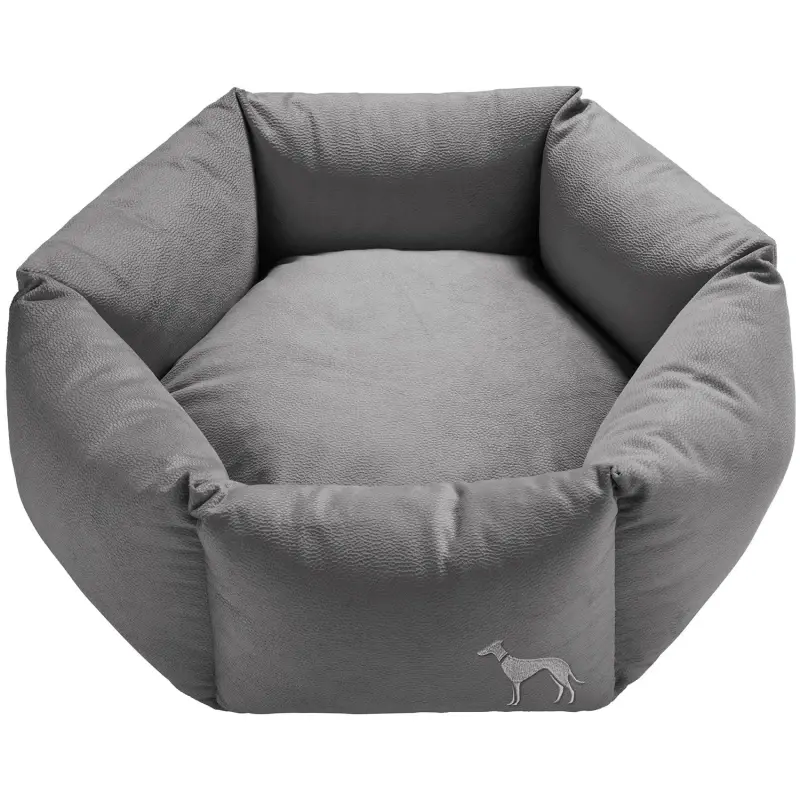fressnapf Hunter Orthopädisches Hundesofa Merida 6-eckig anthrazit 70 cm 25 cm 70 cm