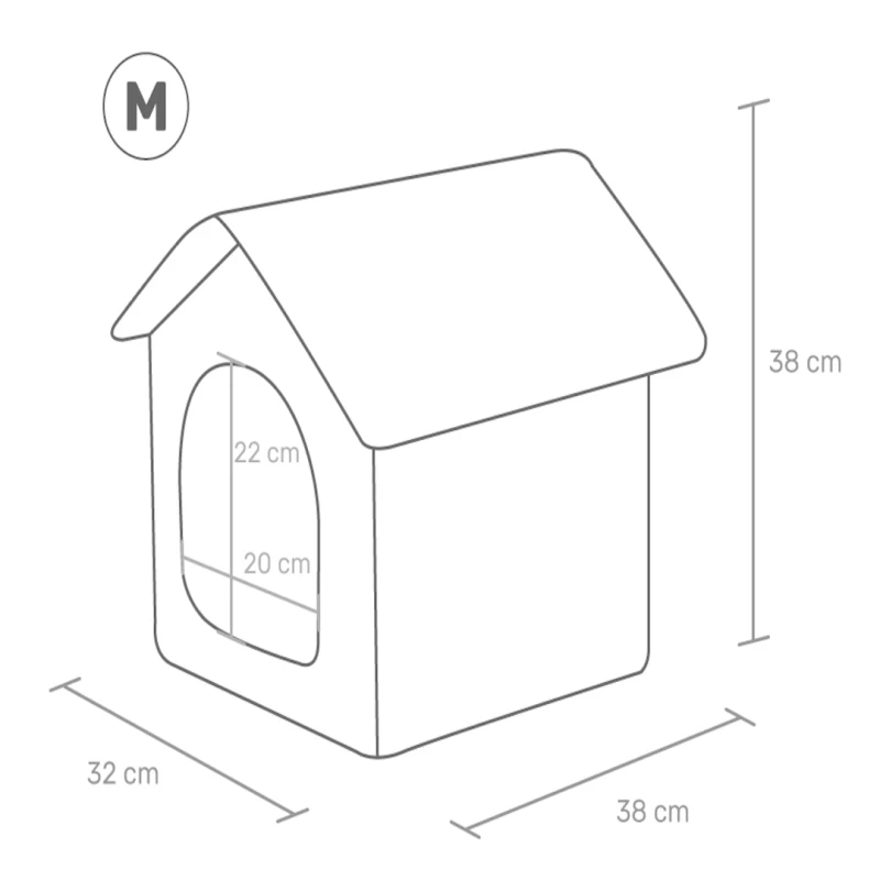 fressnapf Rexproduct Home Hütte grau M Räumungsverkauf