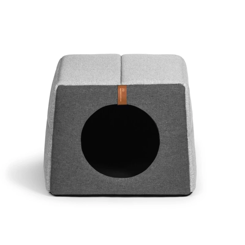 fressnapf Rexproduct Up and Down runder Eingang 2 in 1 Hundehütte grau M Kauf eins, bekomm eins gratis
