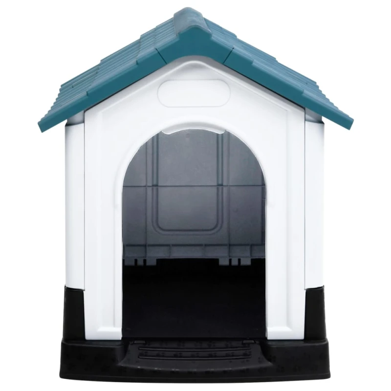 fressnapf VidaXL Hundehütte aus Polypropylen blau 57 cm 68 cm 66 cm Tiefpreis