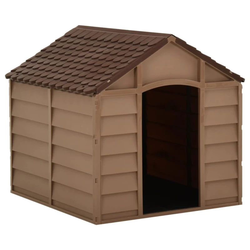 fressnapf VidaXL Hundehütte Braun PP Hundehaus Hundehöhle Hundebox 71 cm 71 5 cm 68 cm